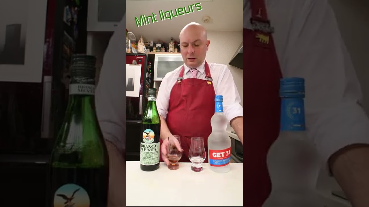 Mint liqueurs: Branca Menta vs. Get 31 #shorts 