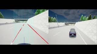 Lane follower based on a neuronal network an Q-learning for CARLA simulator: zone 3