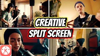Creative/Cool split screen kinemaster tutorial |How to add multiple videos in one screen screenshot 1