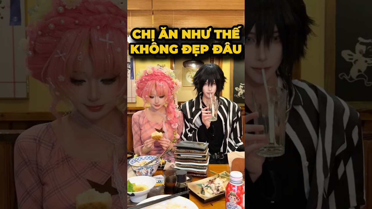 "Con gái không nên ăn như thế"🤔(Mitsuri-Obanai) #cosplay #shorts #minnacosplay