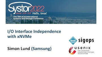 Simon A. F. Lund (Samsung) - I/O Interface Independence with xNVMe