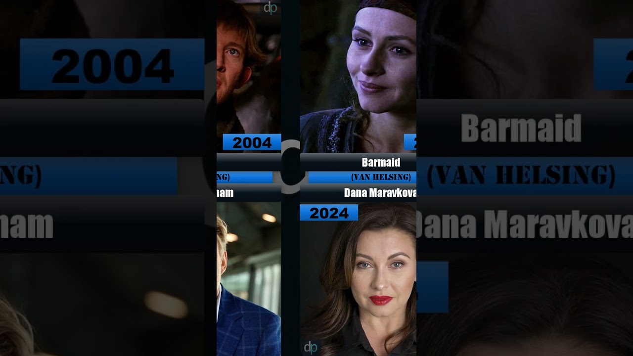 Actors Van Helsing then and now