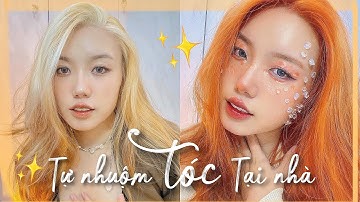 TỰ NHUỘM TÓC TẠI NHÀ? TÓC ĐÃ NHUỘM ĐEN MÀ MÀU LÊN SIÊU CHÁY 🔥 VÀ CÁC TIPS GIỮ NHUỘM | TRANG SHINO