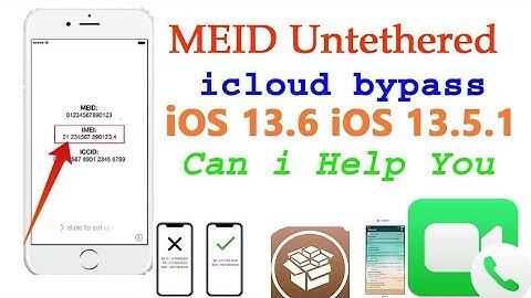 MEID Untethered icloud bypass iOS 13.5.1 iOS 13.6 on/off Fixed FaceTime Notifications work cheapest