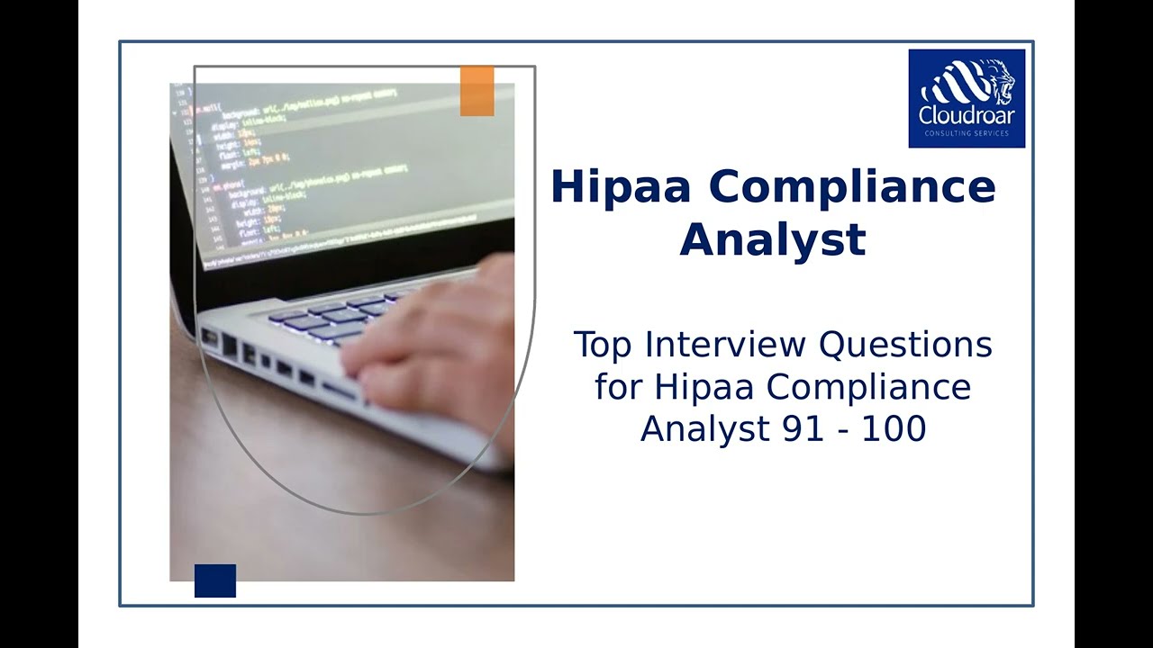 Top 10 Hipaa Compliance Analyst Interview Questions and Answers For 2025 | Part 70
