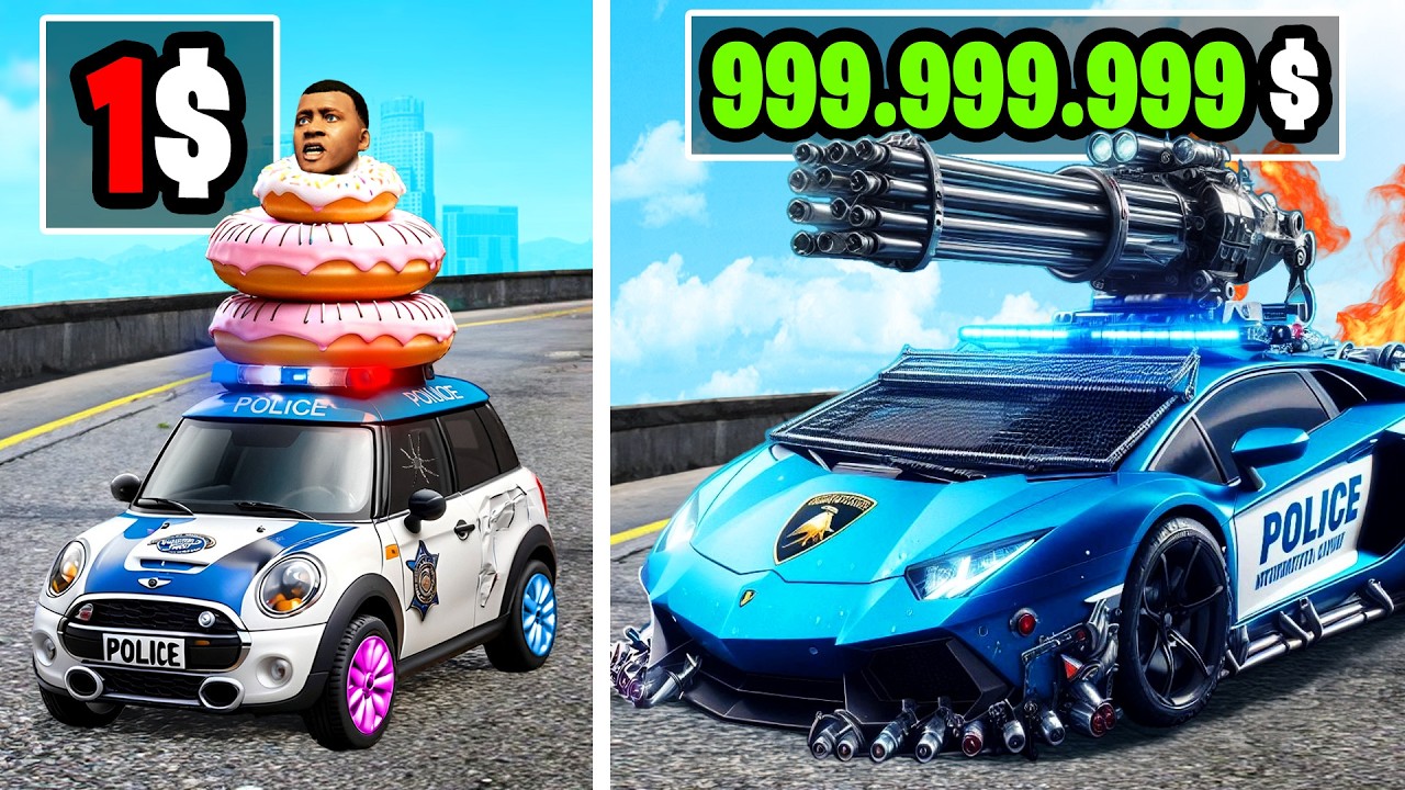 GTA 5 aber 1 CRASH = POLIZEIAUTO wird TEURER!👮🏻🚨