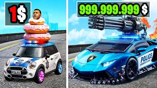 GTA 5 aber 1 CRASH = POLIZEIAUTO wird TEURER!👮🏻🚨