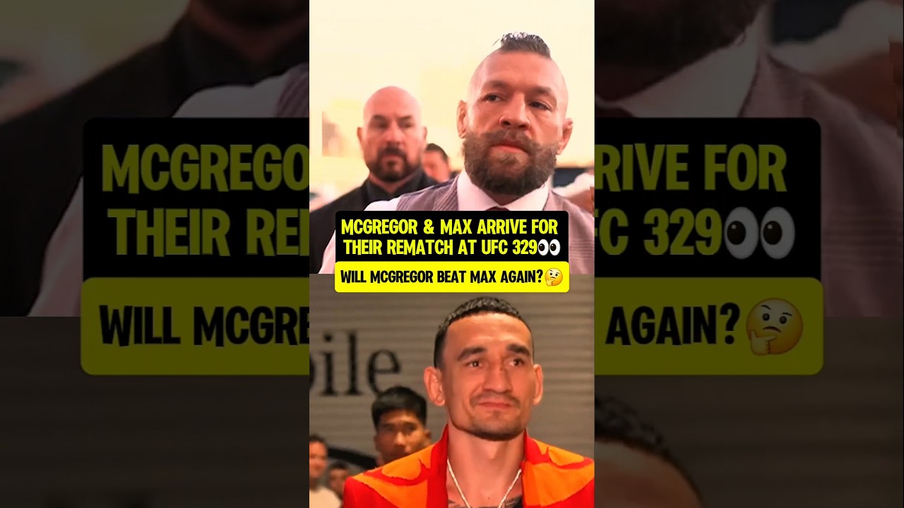 McGregor & Max ARE READY👀