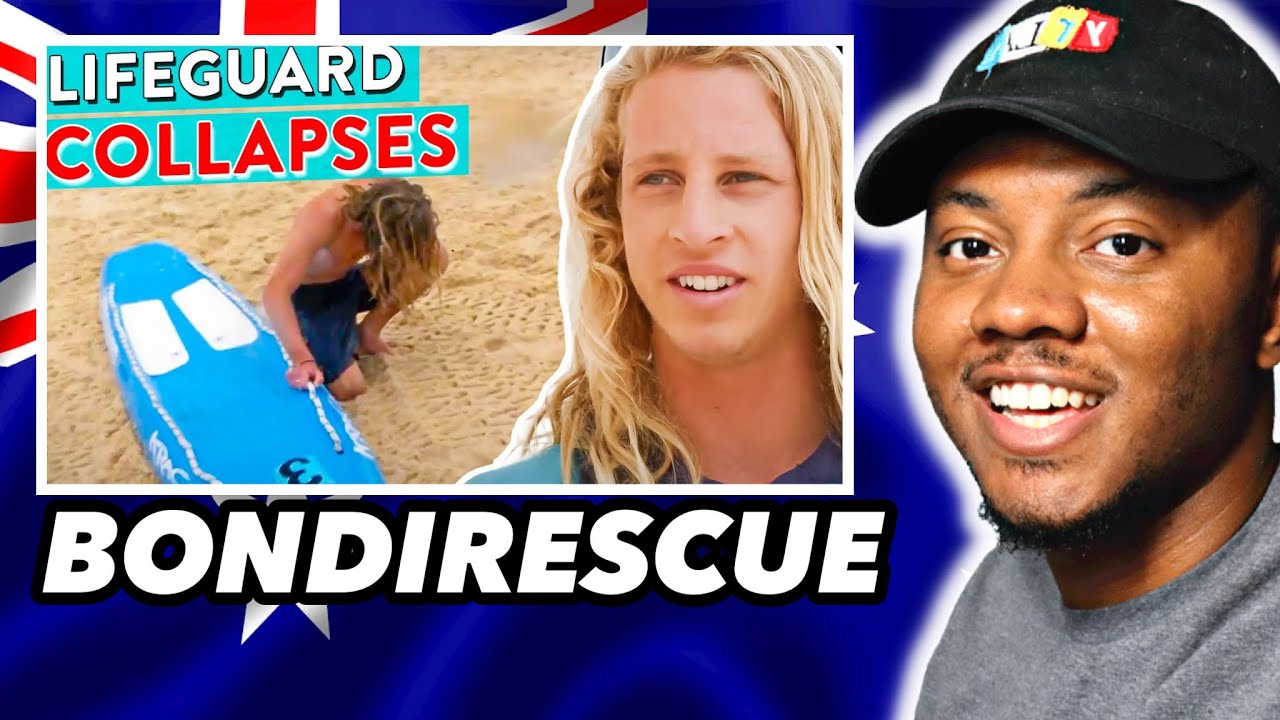Lifeguard Death AMERICAN REACTS To BONDI RESCUE | Lifeguard On The Verge Of Collapsing ...