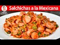 SALCHICHAS A LA MEXICANA | Vicky Receta Facil