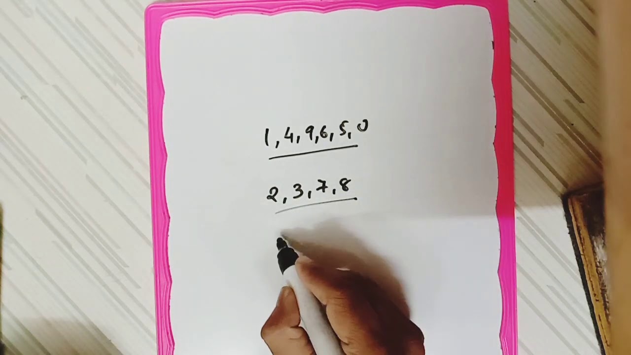 Class 8 Maths ch 6 properties of perfact square number