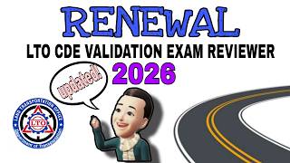 LTO CDE VALIDATION EXAM FOR RENEWAL OF DRIVER'S LICENSE TAGALOG 2026