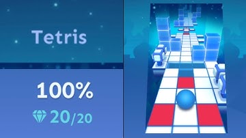 Rolling Sky - Tetris - Level 8 | Rolling Shield |