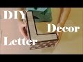 Decorative letters craft DIY