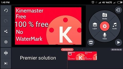 how to remove kinemaster watermark free |Best video editing software 2019
