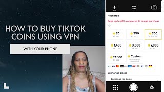 How to buy TikTok Coins cheaply using Tunnel  Bear VPN. Safe 43% of your Money. Wealth
