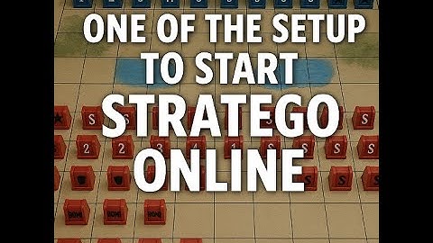 How to create the best setup for Stratego Online