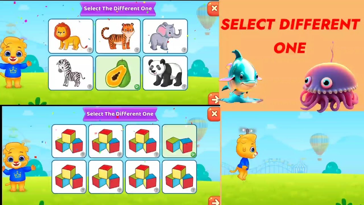 Kids Puzzle Test ! Spot the Difference, #FUNTOONS KIDS - YouTube