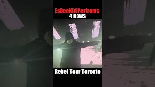 EsDeeKid Rebel Tour Toronto | 4 Raws Live 🔥🔥 #esdeekid #rebel #rebeltour #ricoace #4raws