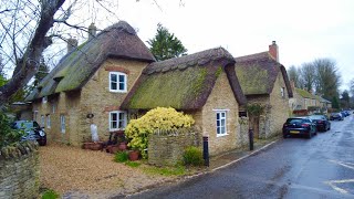 Charming English Village Rainy Winter WALK || Buckland, Oxfordshire