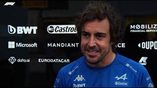 Details F1 2022 Fernando Alonso FP2 Interview Azerbaijan GP Update