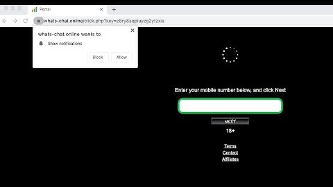 Whats-chat.online push notifications (removal guide).