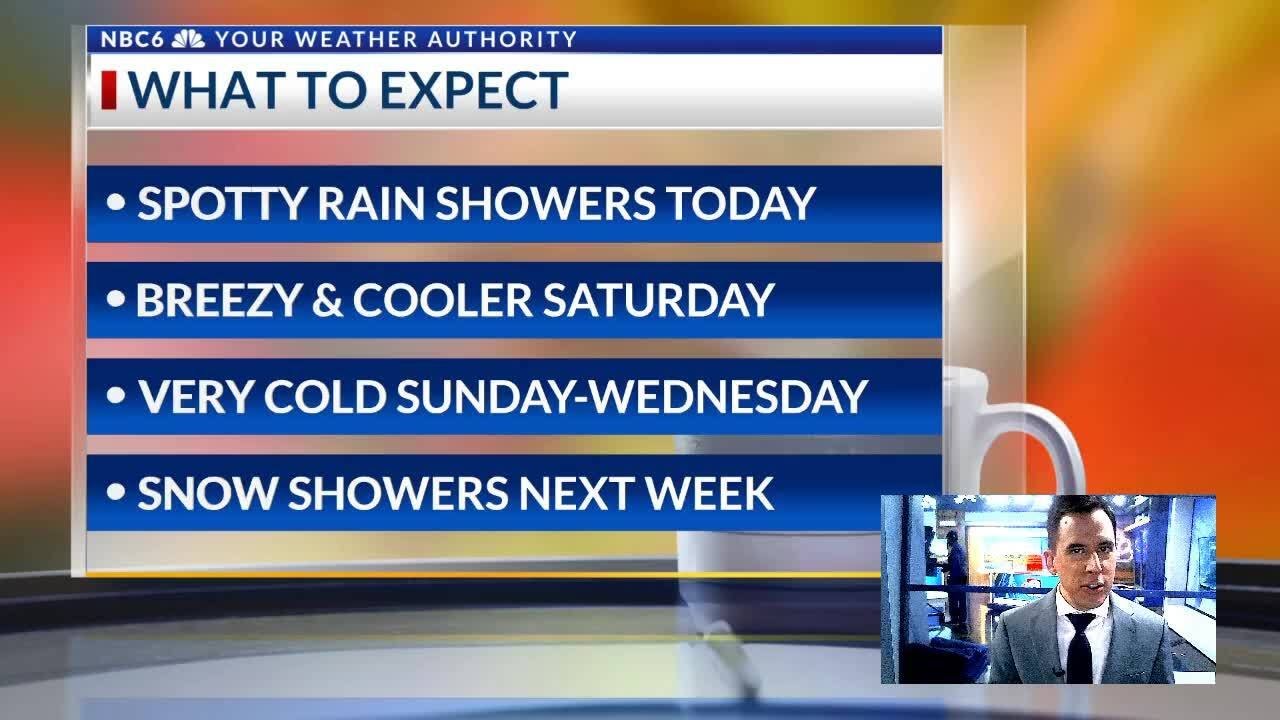 Very cold weather returns this weekend, leads to a chance for snow next ...