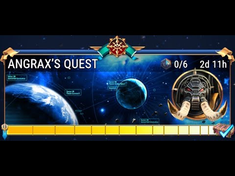 WH40k Tacticus - Quest Angrax Uncommon Stages - YouTube
