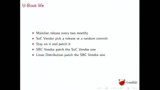 Emmanuel Vadot: FreeBSD ARM32 ARM64 Porting to a new board   BSDCan 2018