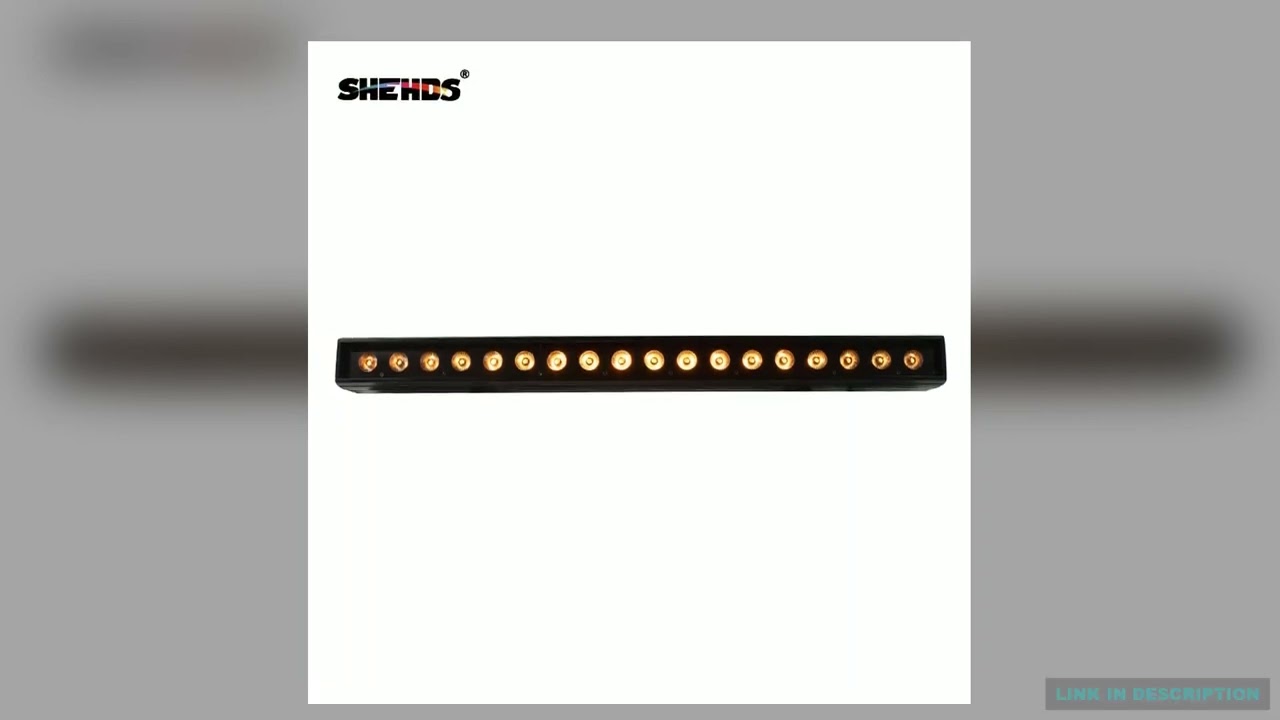 SHEHDS 1pcs Led Wall 18x18W RGBWAUV 6IN1 Wash Bar Light DMX 512 Line Bar Wash For Dj Indoor