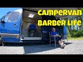 MOBILE Barber Hair SHOP - MERCEDES CAMPER Van Conversion