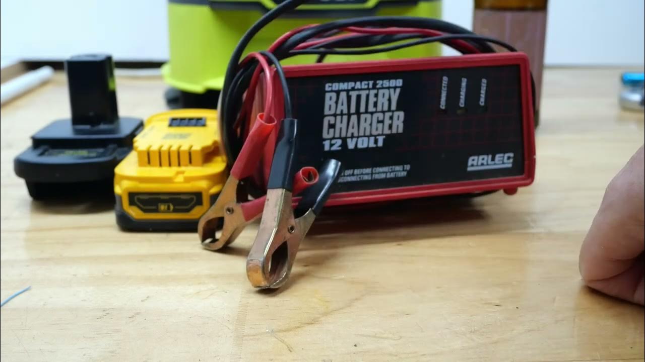 Jumpstart Broken Dewalt battery YouTube