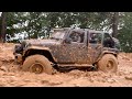 1/10 Scale RC : Jeep Wrangler Rubicon JK Muddy Driving(SCX10 II) #5.