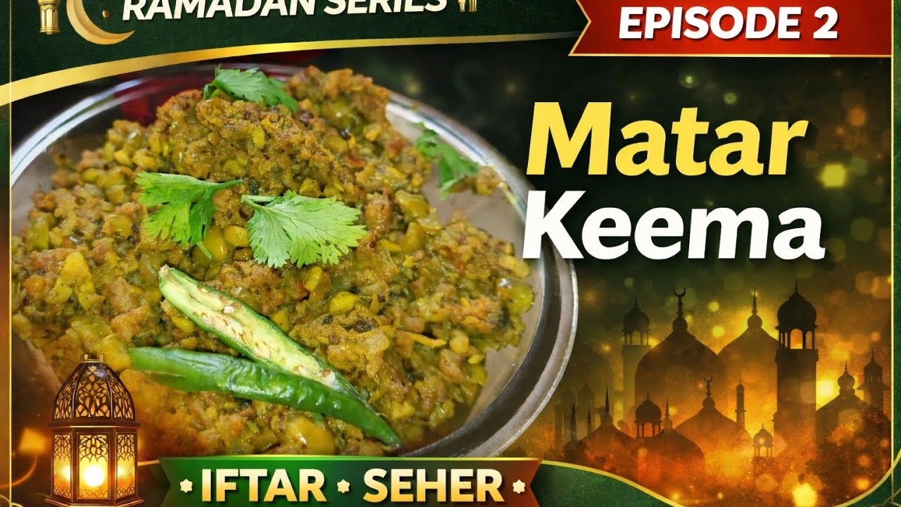 🌙Ramzaan series Ep 2-Grama garam matar kheema Jo saheri aur iftar ke liye perfect hai⭐✨