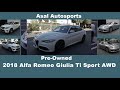 Amazing 2018 Alfa Romeo Giulia Ti Sport AWD
