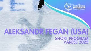 Aleksandr Fegan Usa Junior Men Short Program Varese 2025
