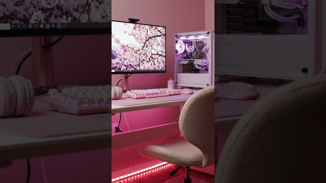 PINK SAKURA GAMING SETUP 