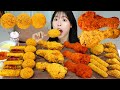 ASMR MUKBANG| 직접 만든 뿌링클 양념치킨 치즈볼 먹방 &amp; 레시피 FRIED CHICKEN AND FIRE NOODLES EATING