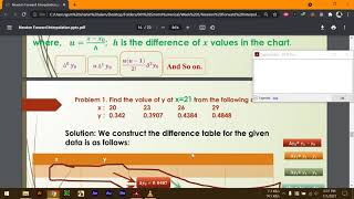 How to use Newton's Forward Interpolation Online Calculator screenshot 5