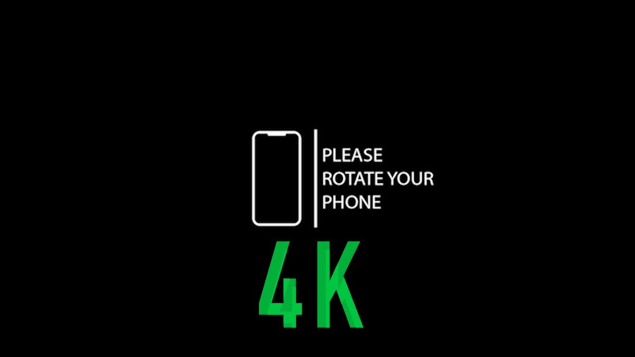 Rotate Your Phone 4K FREE Vertical Prompt Animation - YouTube