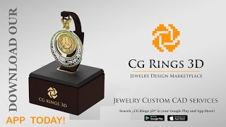 3D Women's Gemini Zodiac Pendant video