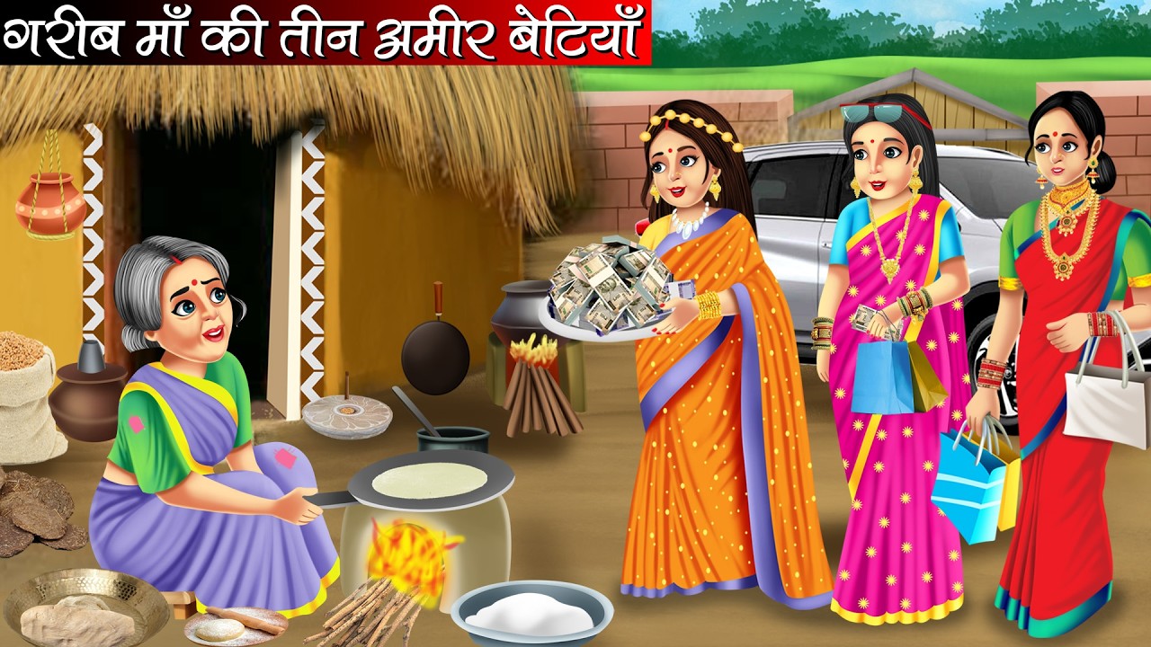गरीब माँ की तीन अमीर बेटियाँ | Garib Maa Ki Teen Amir Betiyan | Hindi kahaniya | moral stories