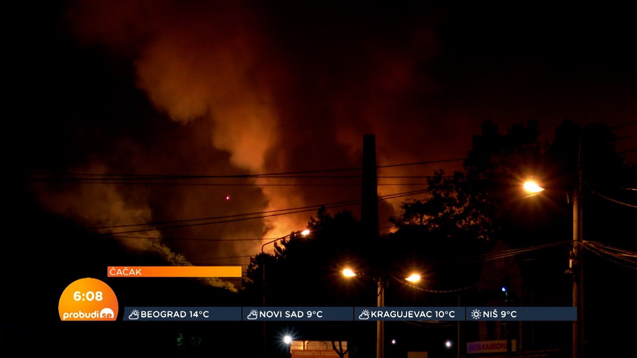 Eksplozija u Slobodi, Čačak se tresao dva sata