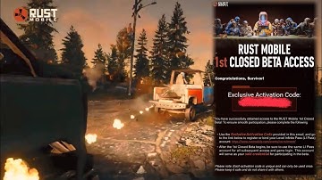 Rust Mobile 1 Closed Beta Sing-Up