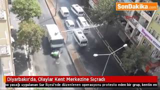 Diyarbakır'da, Olaylar Kent Merkezine Sıçradı Resimi