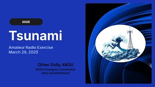 Tsunami Themed Winlink Exercise- 03/04/2025
