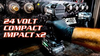 COMPACT Tool BIG Power! NEW FLEX 24V Compact Impact Wrenches Review [FX1413 & FX1431]