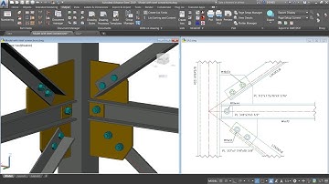 Advance Steel - Creating a drawing showing parts previously selected in the 3D model