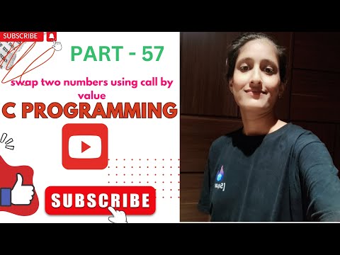 To swap two numbers using call by value in C Programming