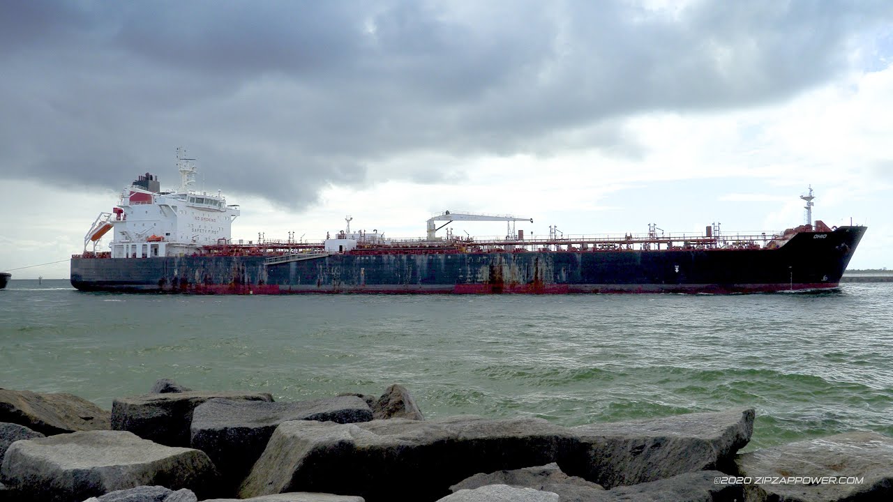 OHIO Oil Tanker arriving at Port Everglades YouTube